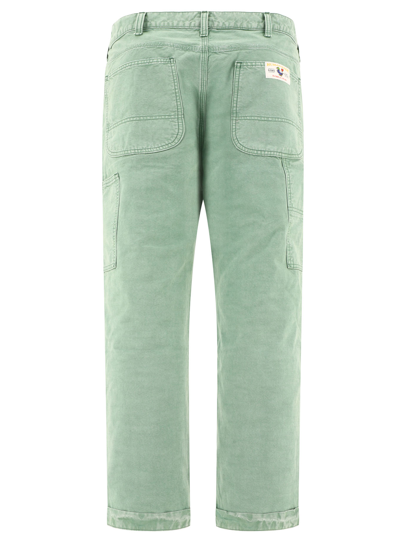 HUMAN MADE Green Garment Dyed Painter trousers